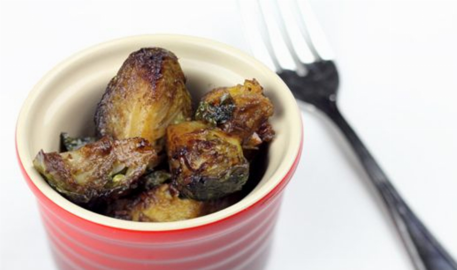 Recipe For Balsamic Brussels Sprouts with Acorn Squash