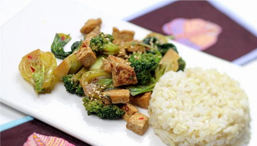 Vegetable Honey Tofu Stir-Fry Recipe