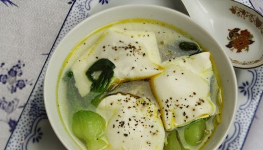 Gluten Free Tofu Ravioli Soup Recipe