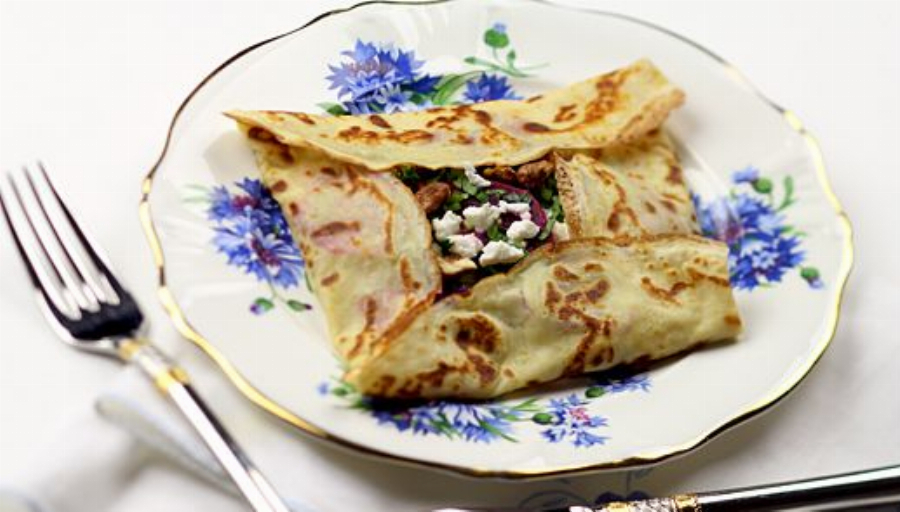 Beet and Goat Cheese Crepe Recipe