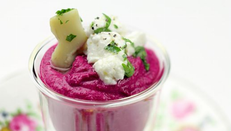 Recipe For Beet Cream with Goat Cheese