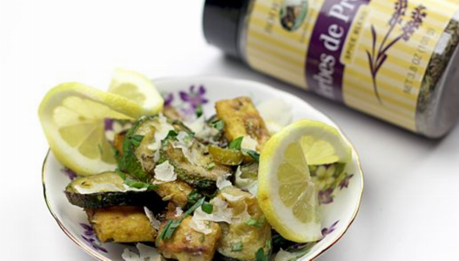 Recipe For Zucchini with Parmesan and Croutons