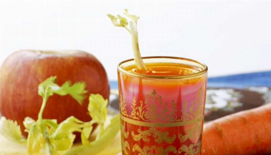 Recipe For Fresh Ginger Apple Celery Carrot Juice