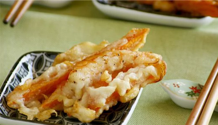 Recipe For Vietnamese Sweet Potato and Shrimp Tempura