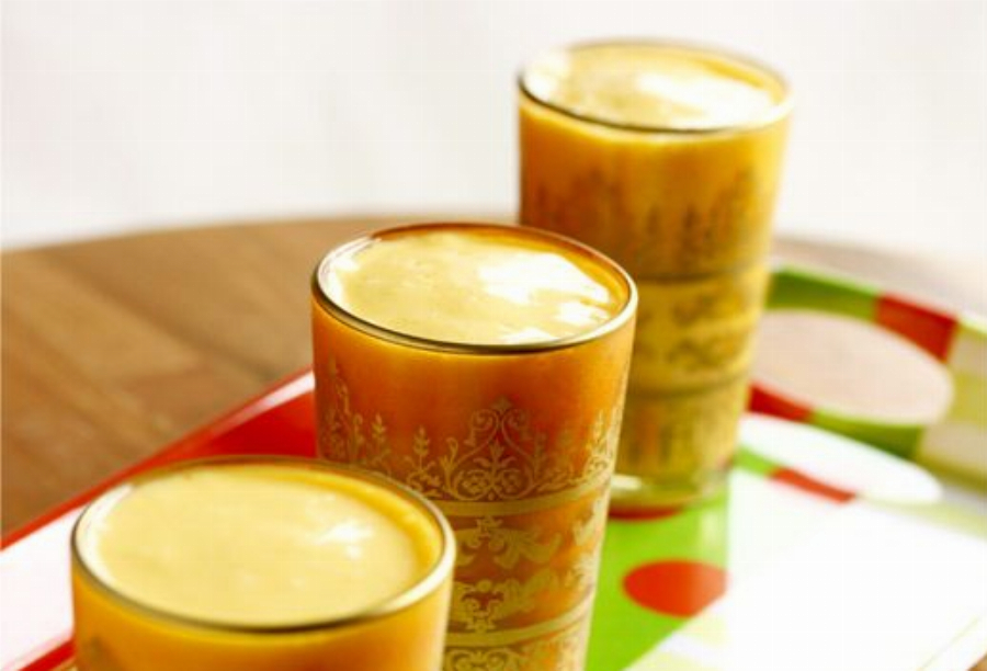 Recipe For Mango Lassi (Indian Yogurt Drink)