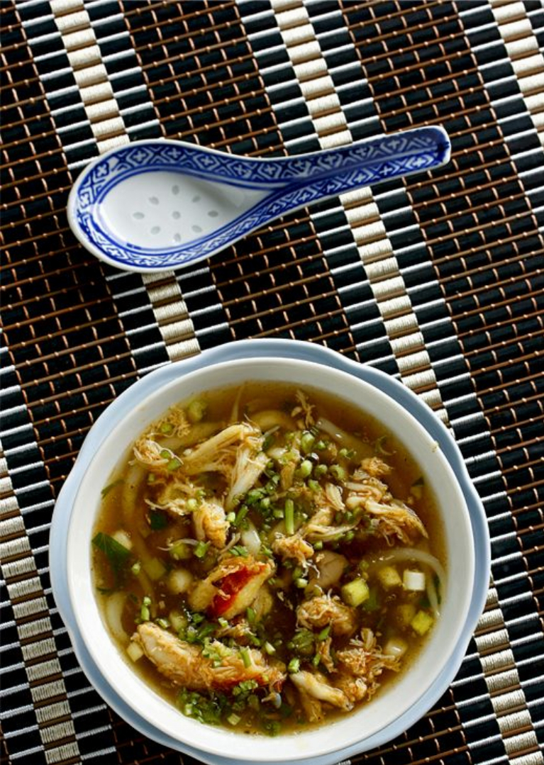 Vietnamese Asparagus Crab Soup (Sup Mang Cua Recipe) Food