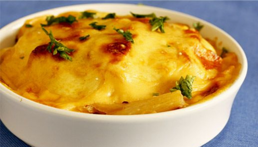 Recipe For Salsify Potato Cheese Gratin