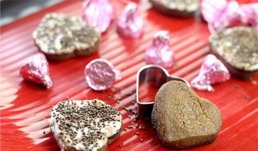 Chocolate Raspberry Cookie Recipe (Heart-Shaped Cookies)