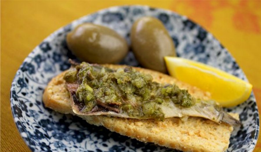Recipe For Sardines with Sauce Verte