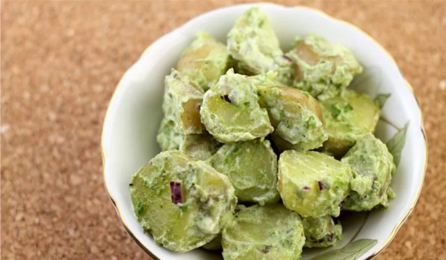 Pommes Anglaise: Pesto Potato Salad Recipe