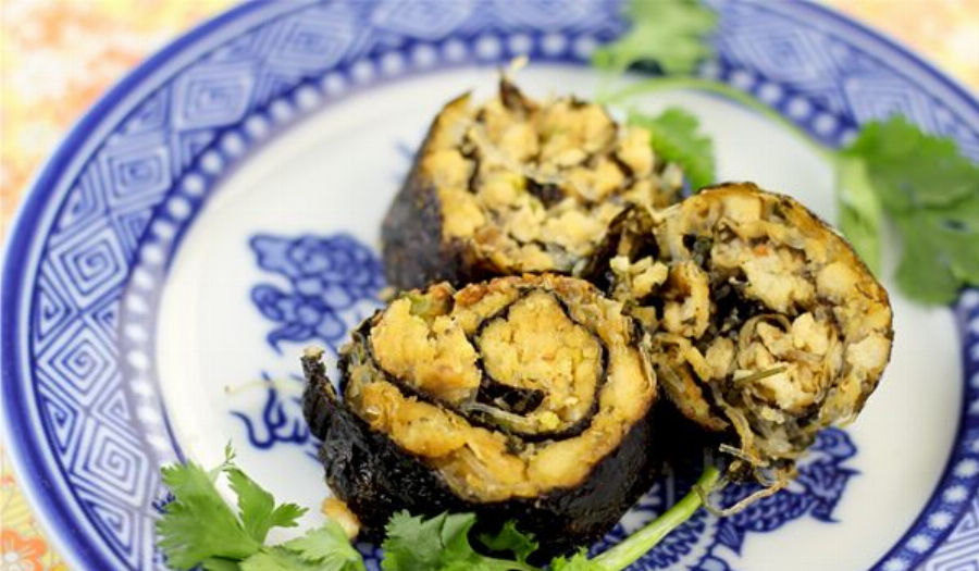 Mock Fish Recipe: Pan Fried Seaweed Tofu