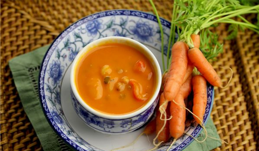 Carrot and Red Bell Pepper Soup Recipe
