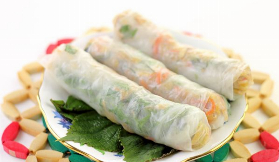 Vegetarian Spring Rolls: Bi Cuon Chay Recipe