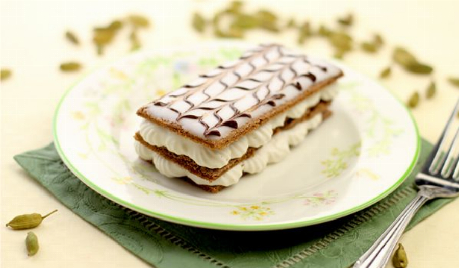 Gluten Free Cardamom and Chocolate Napoleon Pastry Recipe