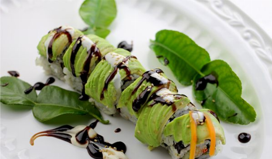 Caterpillar Roll (Avocado Sushi Recipe)