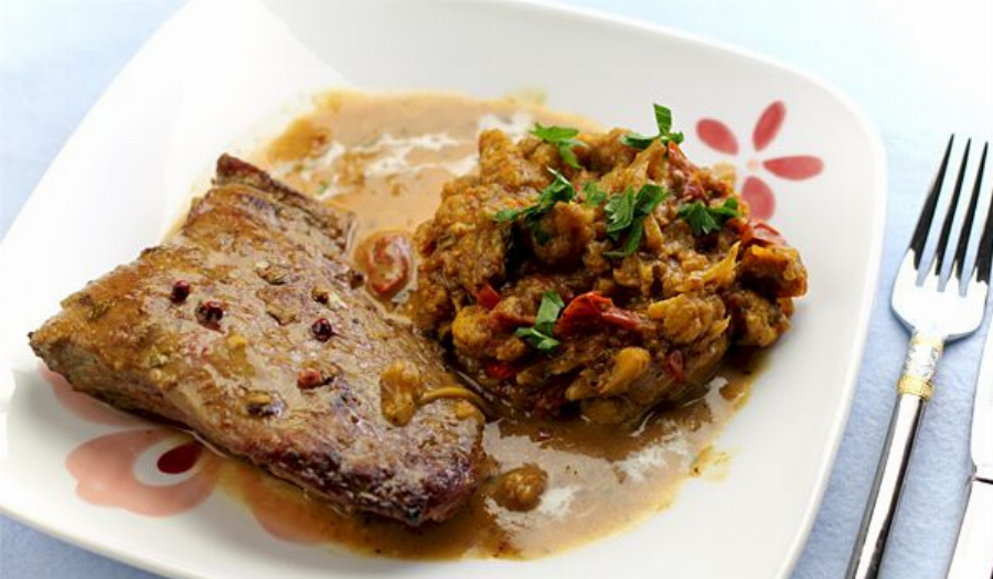 Recipe For Veal Scallopini with Curried Cauliflower