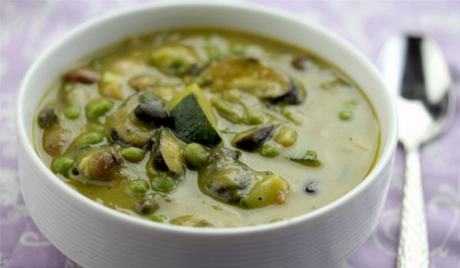 Zucchini and Pea Soup Recipe