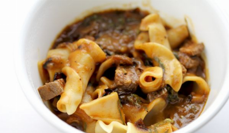 Recipe For Wine-Braised Chuck Roast with Pasta