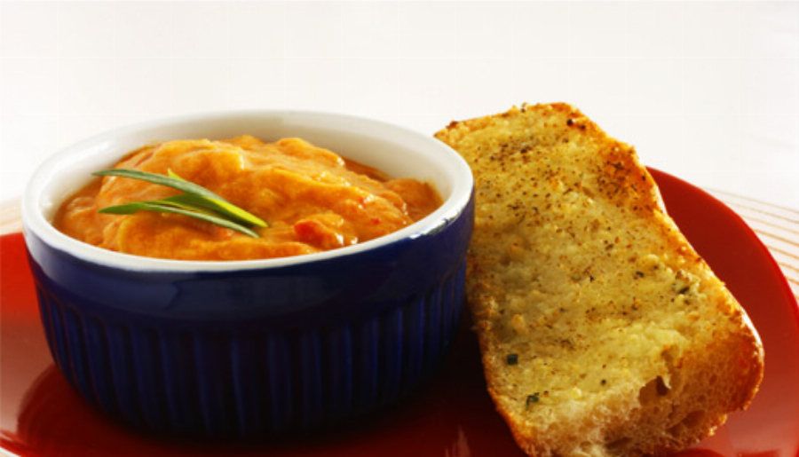 Recipe For Tarragon Sweet Potato Roast Bell Pepper Soup