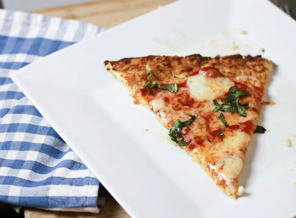 Grain Free, Gluten Free, Low Carb Cauliflower Pizza Crust Recipe