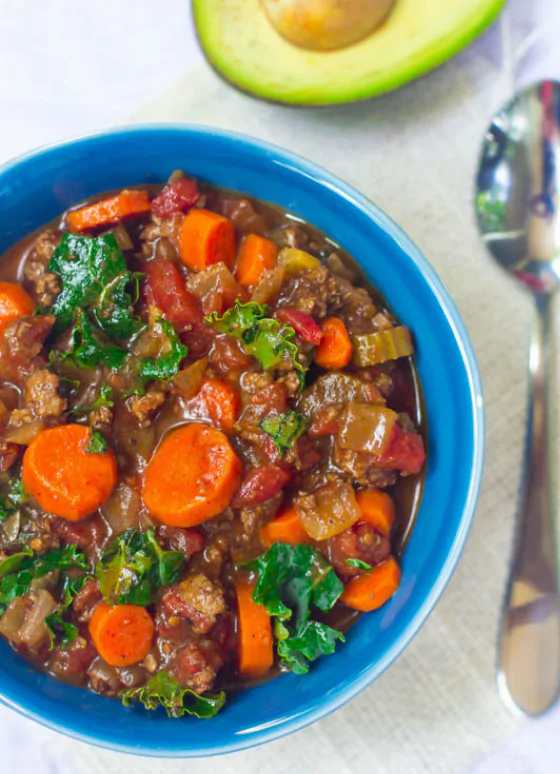 Recipe For Paleo Bison Chili With Kale