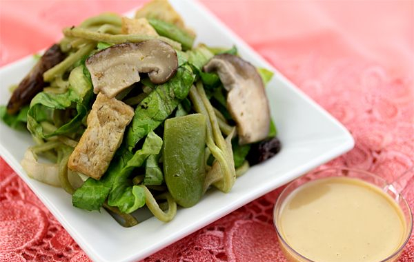 Spinach Noodle Salad Recipe