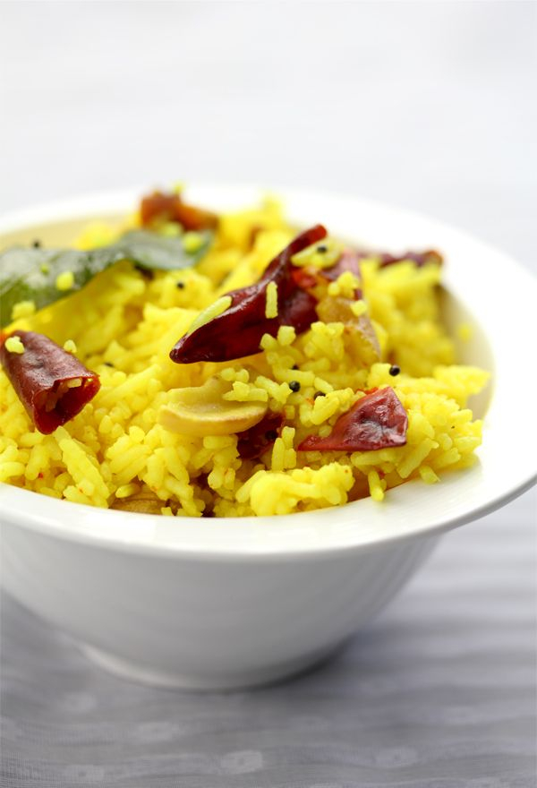 South Indian Spiced Lemon Rice Recipe
