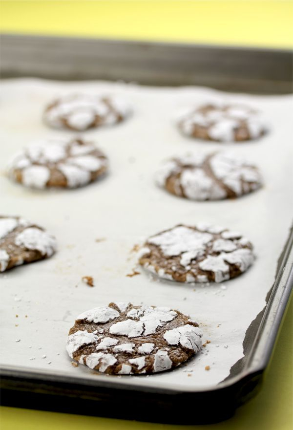 Recipe For Chocolate Snowflake Crinkle Cookies