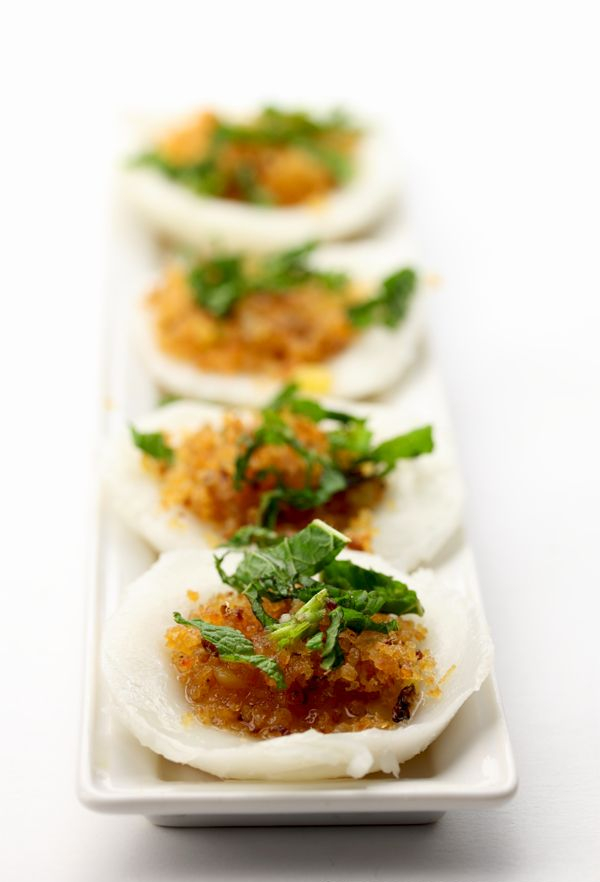 Recipe For Homemade Banh Beo (Steamed Rice Cakes with Shrimp)