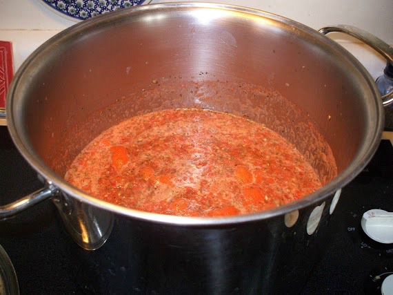Spaghetti Sauce from Fresh Tomatoes