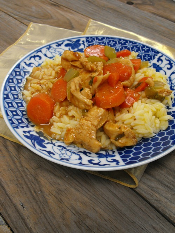 Recipe For Asian Chicken and Veggie Pasta