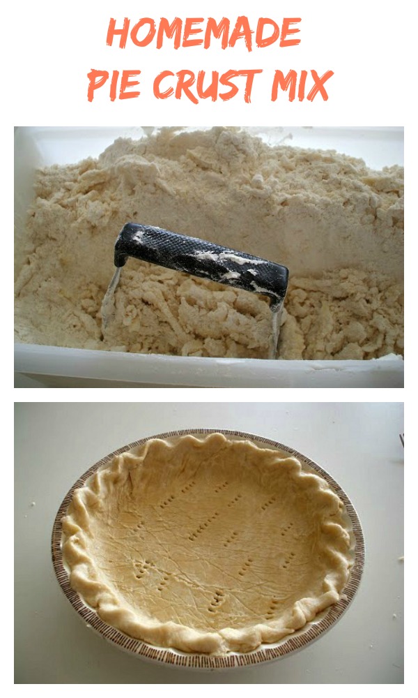 Recipe For Making Up Pie Crust in Bulk