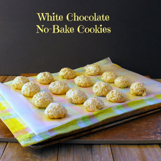 Recipe For White Chocolate No Bake Cookies