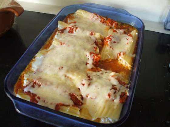 Recipe For Meatless Manicotti or Shells