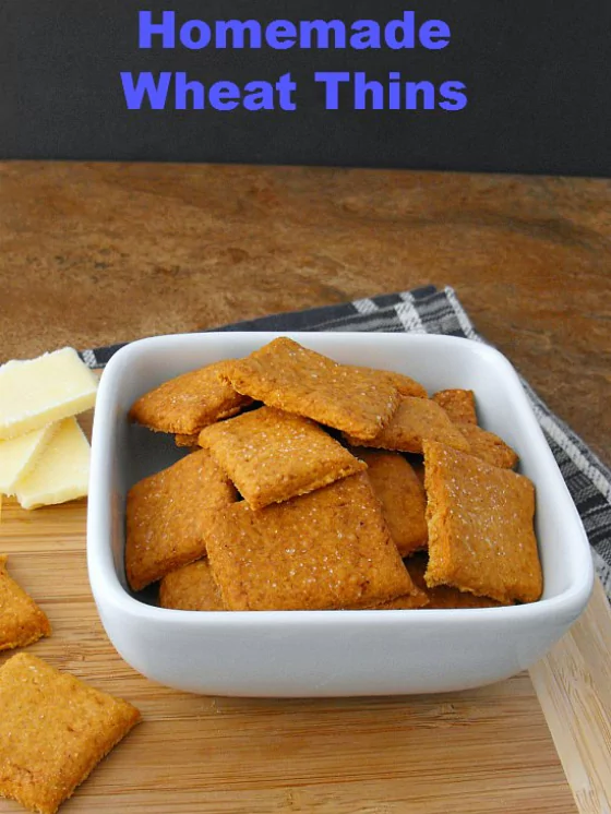 Recipe For Homemade Wheat Thins