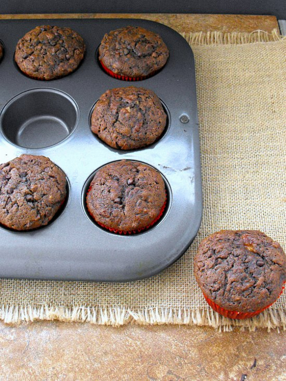 Recipe For Double Chocolate Banana Muffins