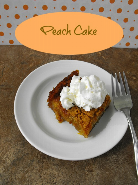 Recipe For Peach Cake