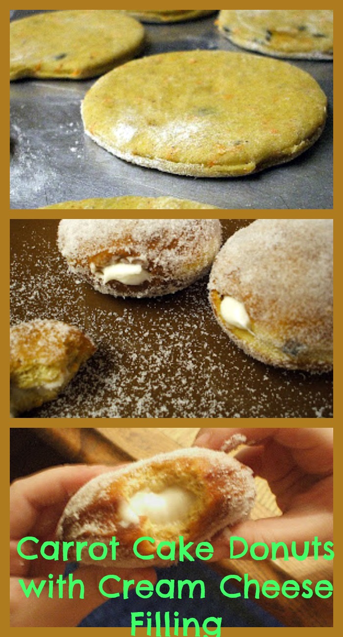 Recipe For Carrot Cake Doughnuts with Cream Cheese Filling