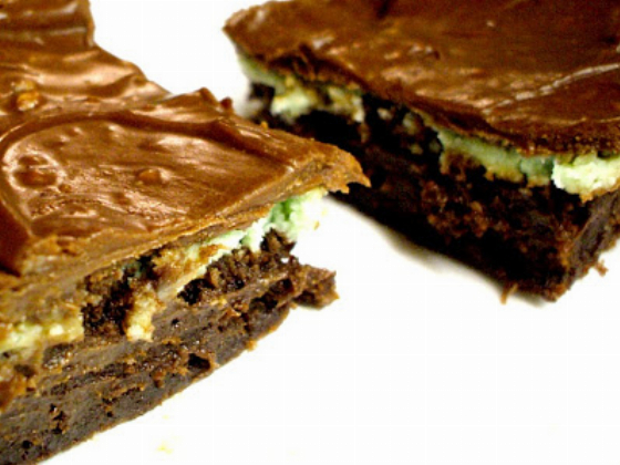 Recipe For Mint Brownie Cheesecake Bars