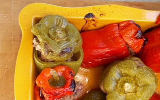 Recipe For Ranch Burger Stuffed Peppers