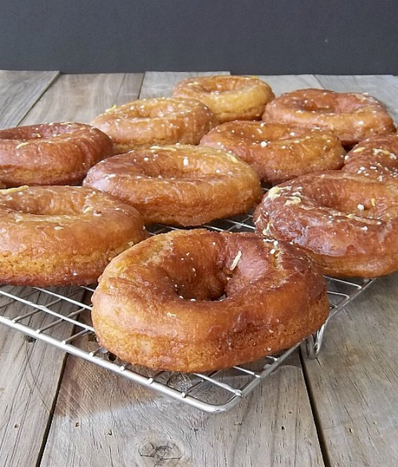 Recipe For Gingerbread Donuts with Lemon Glaze