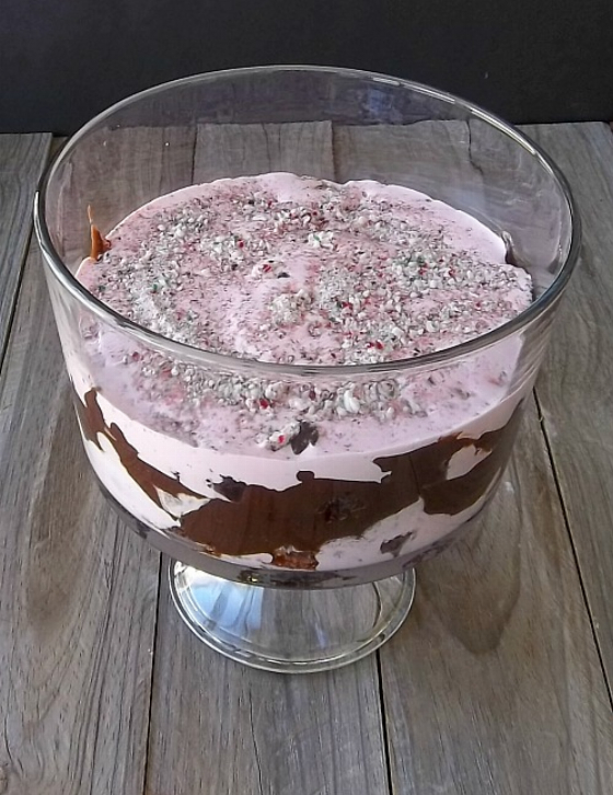Recipe For Peppermint Brownie Trifle