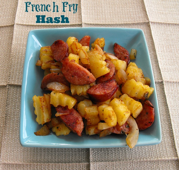 Recipe For French Fry and Smoked Sausage Hash