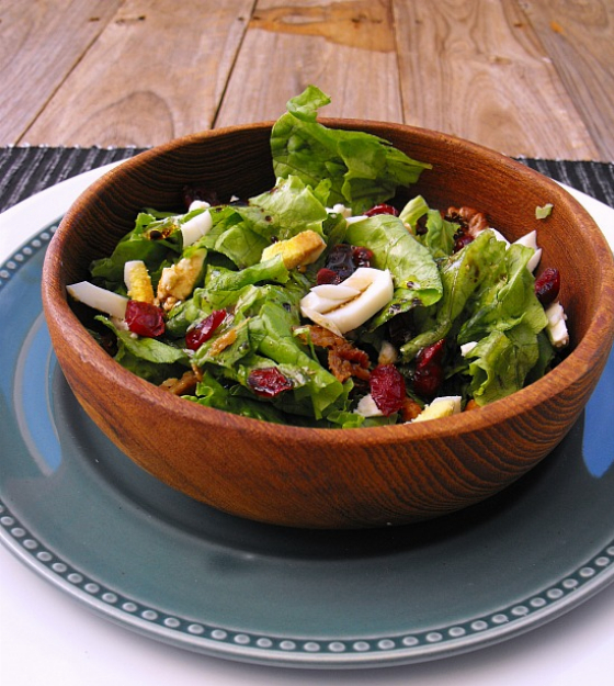 Recipe For Balsamic Dinner Salad with Bacon