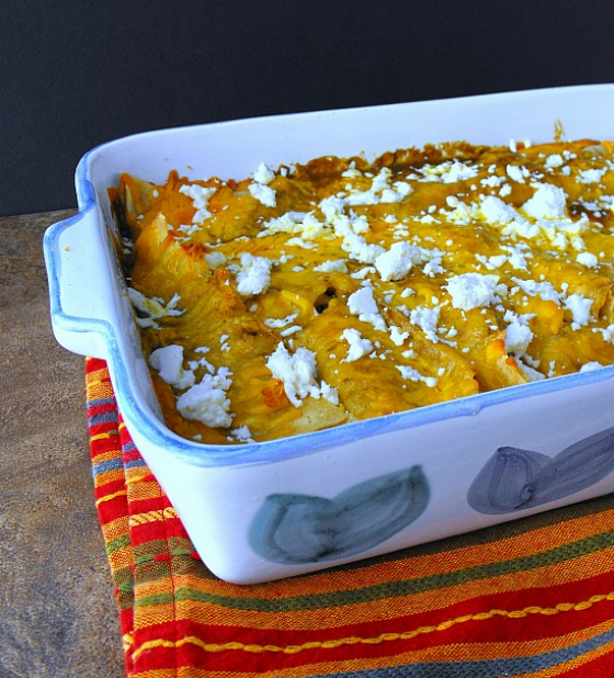Recipe For Beef Enchiladas with Red Chile Sauce