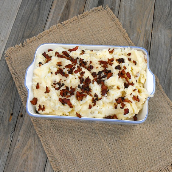 Recipe For Loaded Bacon and Cheese Mashed Potatoes