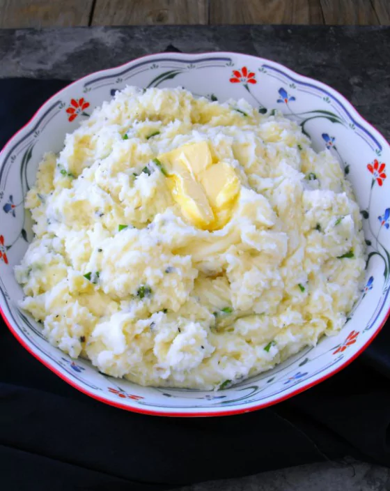Recipe For Mashed Potatoes and Turnip with Chives