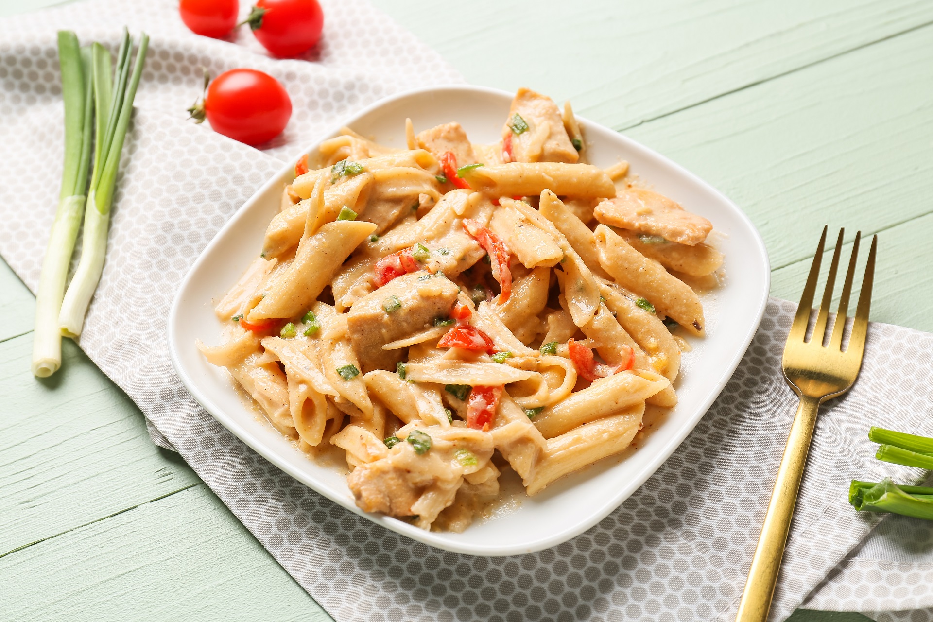 Pasta with Spicy Chicken Chipotle