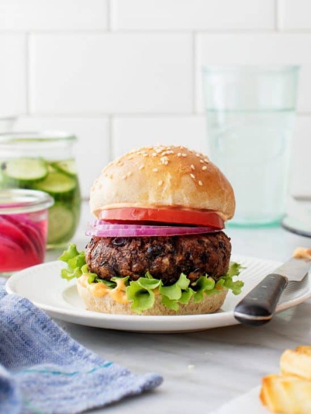 Easy Black Bean Burger | Food