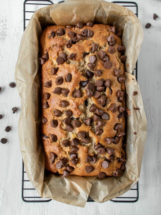 Banana Chocolate Chip Bread Recipe Food